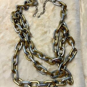 SJ Gold $ Sliver Necklace